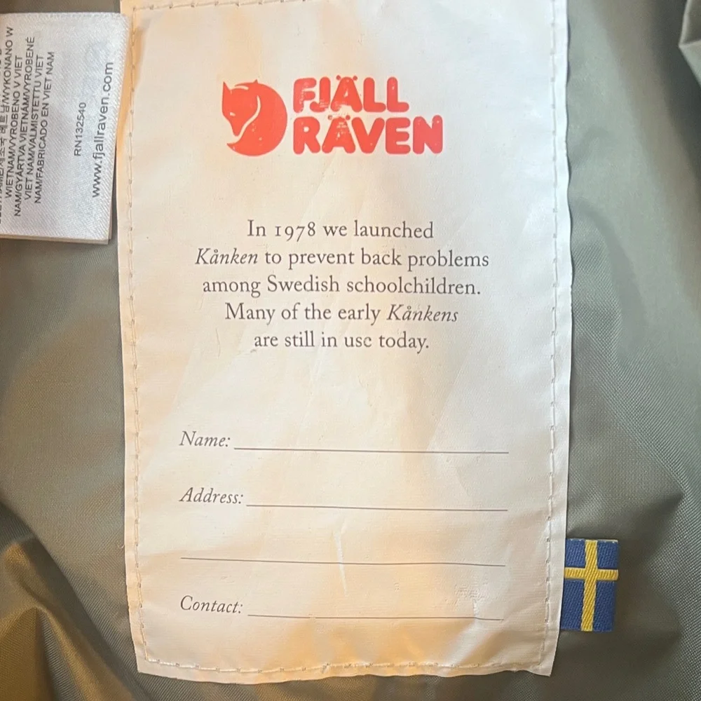 Fjallraven Kanken Backpack in Fog